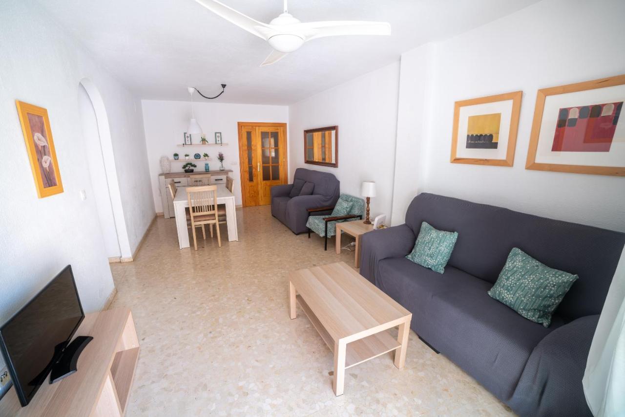 Apartamento Con Piscina Y Terraza A 50 Metros De La Playa Roquetas de Mar Exteriör bild