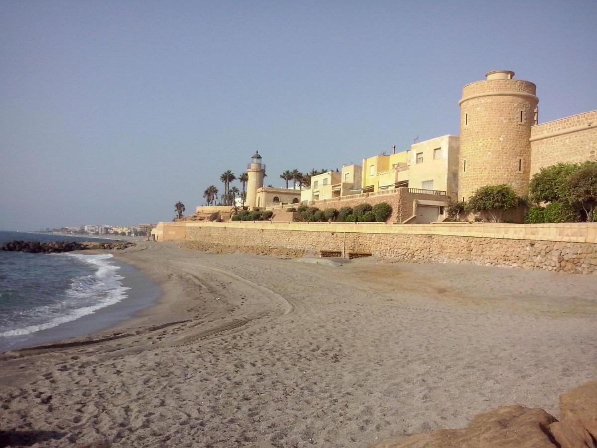 Apartamento Con Piscina Y Terraza A 50 Metros De La Playa Roquetas de Mar Exteriör bild