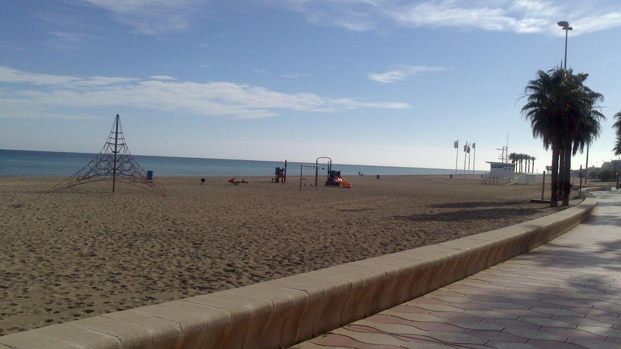 Apartamento Con Piscina Y Terraza A 50 Metros De La Playa Roquetas de Mar Exteriör bild
