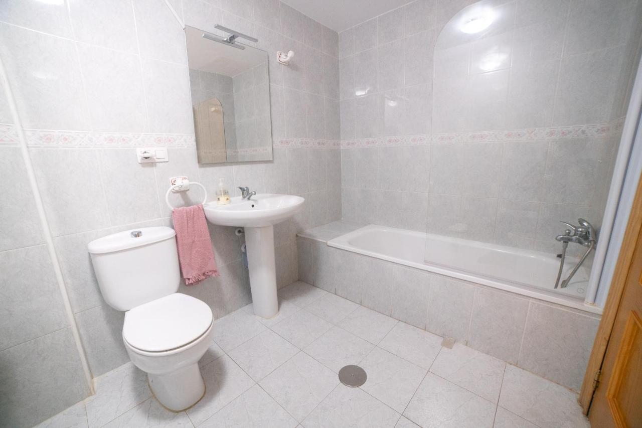 Apartamento Con Piscina Y Terraza A 50 Metros De La Playa Roquetas de Mar Exteriör bild